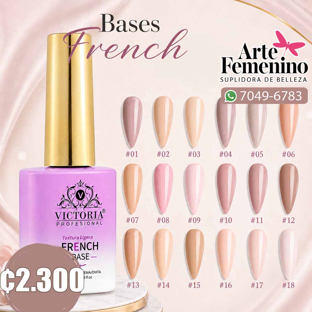 Base French Victoria Textura Ligera 10 ml