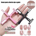 Imán cruz para efecto ojo de gato