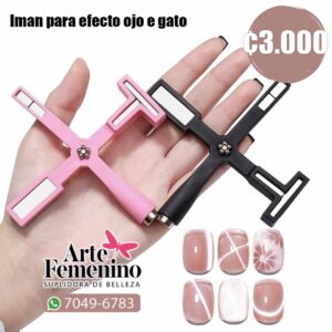 Imán cruz para efecto ojo de gato