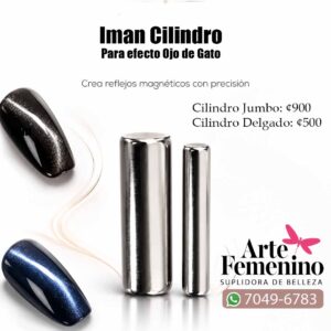 Imán cilindro para efecto ojo de gato