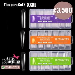 Tips para Gel X XXXL 240 unidades