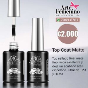 Top Coat Matte Victoria 10 ml