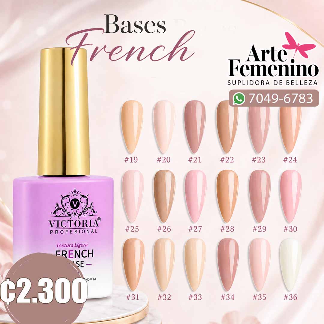 Base French Victoria Textura Ligera 10 ml - Imagen 2