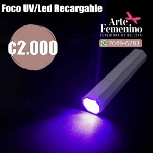 Foco UV LED recargable