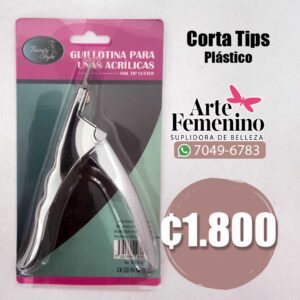 Corta Tips plateado
