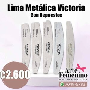 Lima metálica Victoria con repuestos
