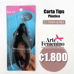 Corta Tips plástico negro