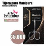 Tijera profesional Victoria para cutícula