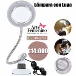 Lámpara con lupa y base