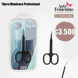 Tijera profesional curva negra
