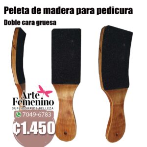 Paleta de Madera Curva para Pedicura